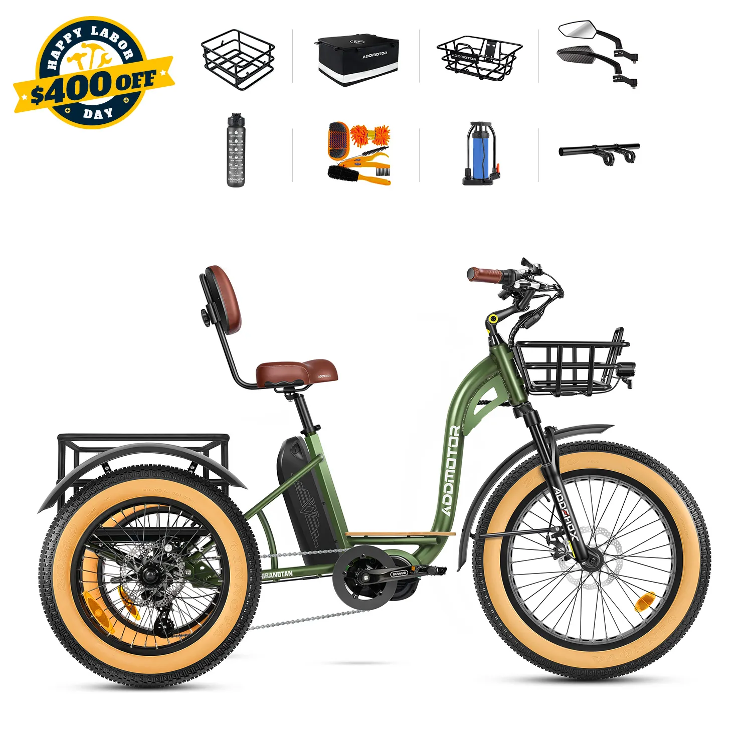 Grandtan Turbo Mid-Drive eTrike