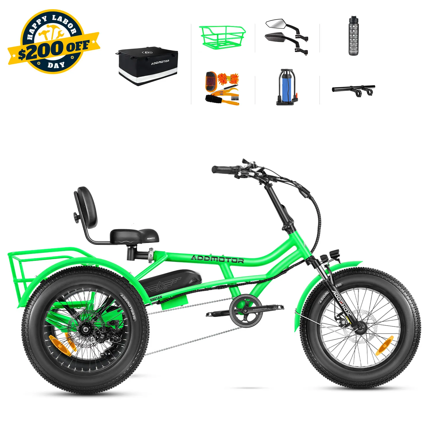 Arisetan II M-360 Semi-Recumbent eTrike