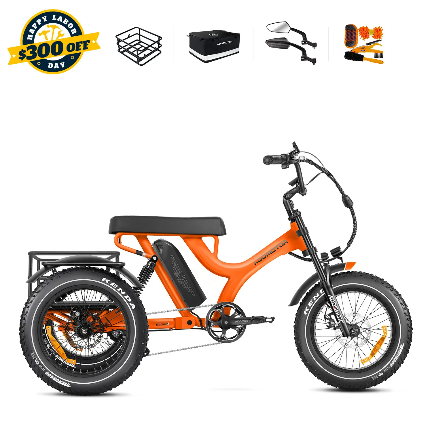 Herotri II M-365X Full-Suspension eTrike